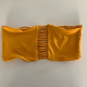 MIKOH strapless bikini top